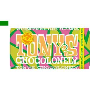 Tony's Chocolonely Melk crunch pecan karamel