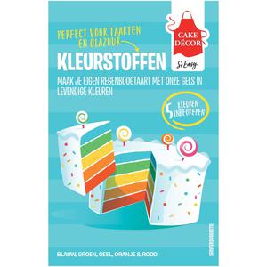 Cake Décor Kleurstoffen regenboogtaart