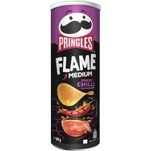 Pringles Flame medium hot sweet chili flavour