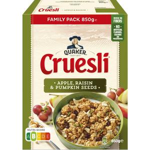 Quaker Cruesli apple, raisin & pumpkin seeds