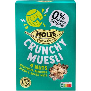 Holie Crunchy muesli 4 nuts hazelnuts & almond