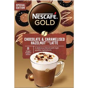 Nescafé Gold choco & caramelised hazelnut latte