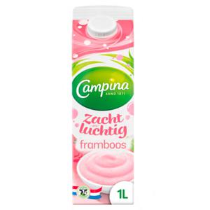 Campina Dessert Zacht en Luchtig Framboos 1L