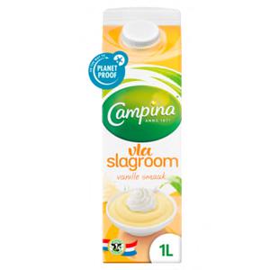 Campina slagroom vla 1L