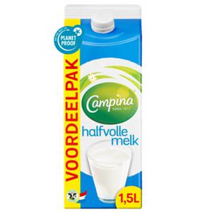 Campina Halfvolle melk 1, 5L