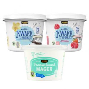 Jumbo Kwark Naturel, Vanille & Aardbei Framboos