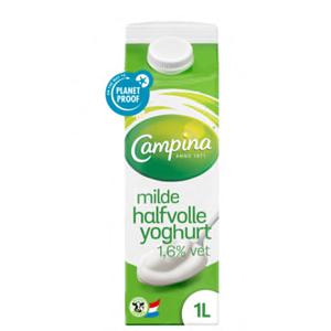 Campina Halfvolle milde yoghurt 1L