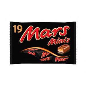 Mars Mini's Chocolade Uitdeelzak 19 Stuks