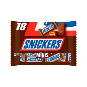 Snickers Mini's Chocolade Uitdeelzak 18 Stuks