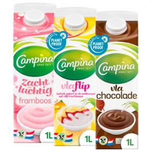 Jumbo Campina Vlaflip, Vla Framboos en Chocoladevla