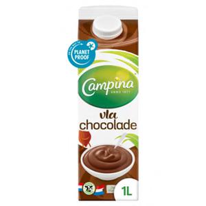 Campina chocolade vla 1L