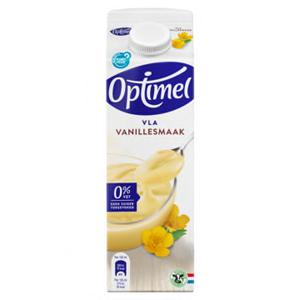 Optimel Magere vla vanillesmaak 0% vet 1 x 1L