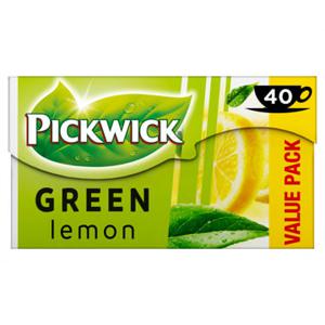 Pickwick Lemon Groene Thee Voordeelpak 40 Stuks