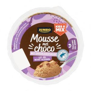 Jumbo Choco Mousse met Chocoladestukjes 60g