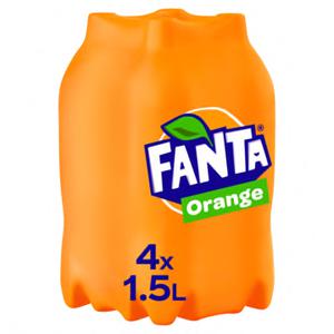 Fanta Orange PET Fles 4 x 1, 5L