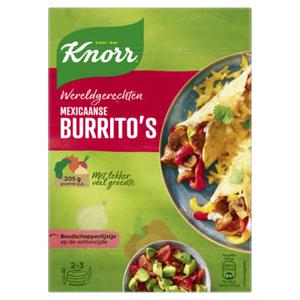 Knorr Wereldgerechten Maaltijdpakket Mexicaanse Burrito's 228g