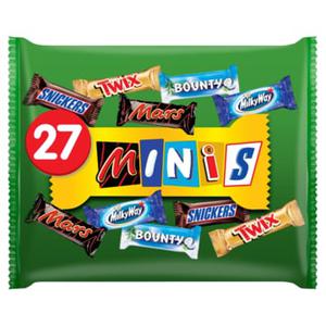 MINiS Mars Mini's Chocolade mix Uitdeelzak 27 Stuks