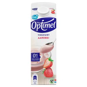 Optimel Magere yoghurt aardbei 0% vet 1 x 1L