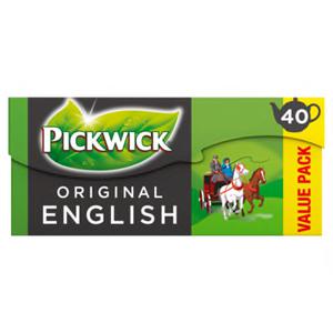 Pickwick English Zwarte Thee voor Pot Voordeelpak 40 Stuks