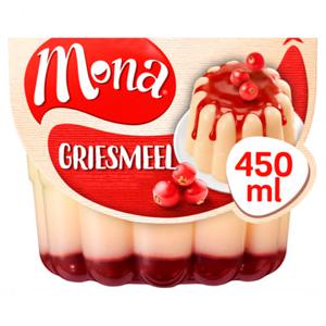 Mona Griesmeelpudding met rode bessensaus 450ml