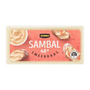 Jumbo Sambal Smeerkaas 48+ 200g