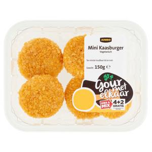 Jumbo Mini Kaasburger Vegetarisch 150g