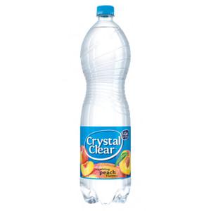 Crystal Clear Sparkling Peach Fles 1,5L