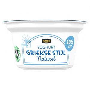 Jumbo Yoghurt Griekse Stijl Naturel 10% Vet 150g