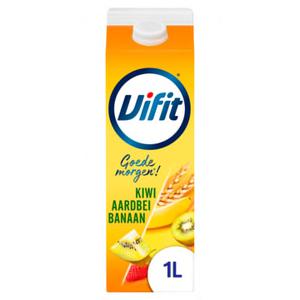 Vifit Goedemorgen! Zuiveldrink Aardbei/Kiwi/Banaan 1L