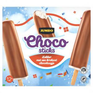 Jumbo Choco Sticks IJs 12 Stuks