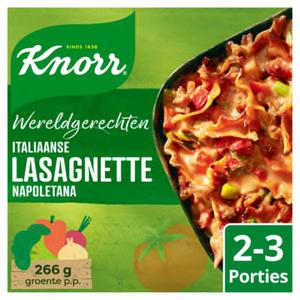 Knorr Wereldgerechten Maaltijdpakket Italiaanse Lasagnette Napoletana 242g