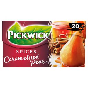 Pickwick Spices Caramelised Pear Zwarte Thee 20 Stuks