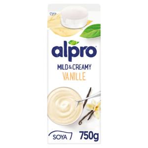 Alpro Mild & Creamy Plantaardige Variatie op Yoghurt Vanille 750ml