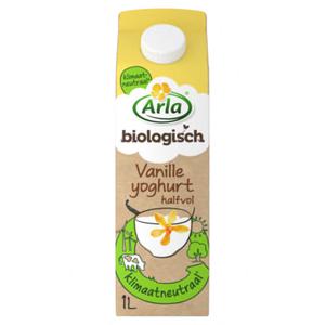 Arla Biologisch Vanille Yoghurt Halfvol 1L