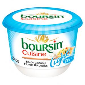 Boursin Cuisine Knoflook & Fijne Kruiden Light 240g