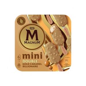 Magnum Mini IJs Double Gold Caramel Billionaire 6 x 55ml