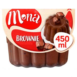 Mona Brownie pudding met echte stukjes brownie 450ml