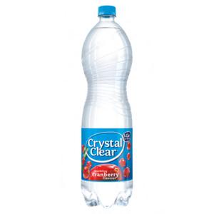 Crystal Clear Sparkling Cranberry Fles 1,5L