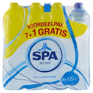 Spa Reine Natuurlijk Mineraalwater 7+1 x 1,5L