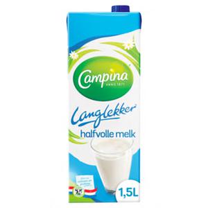 Campina Langlekker halfvolle melk 1, 5L