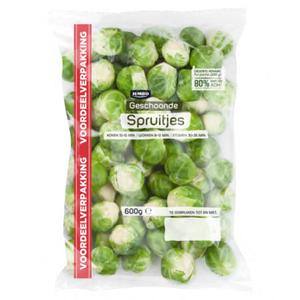 Jumbo Geschoonde Spruitjes Voordeelverpakking 600g