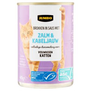 Jumbo Brokken in Saus met Zalm & Kabeljauw 405g