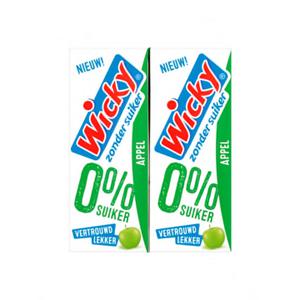 Wicky Zonder Suiker Appel 10 x 200ml