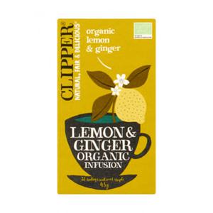 Clipper Lemon & Ginger Organic Infusion 20 Stuks