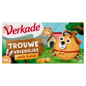 Verkade Trouwe Vriendjes Vanille Koekjes 9 x 2 Stuks 175g