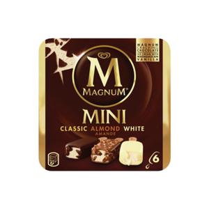 Magnum Mini IJs Classic Almond White Chocolate 6 x 55ml