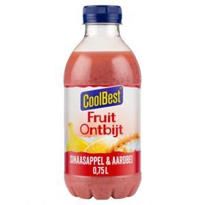 CoolBest Fruitontbijt Sinaasappel-Aardbei 0, 75L