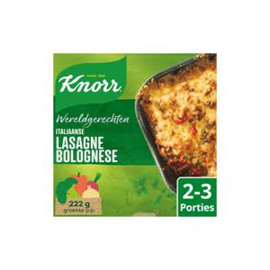 Knorr Wereldgerechten Maaltijdpakket Italiaanse Lasagne Bolognese 191gr