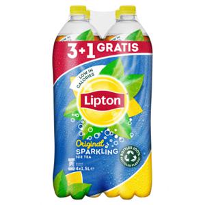 Lipton Original Sparkling Ice Tea 3+1 Gratis 4 x 1, 5L