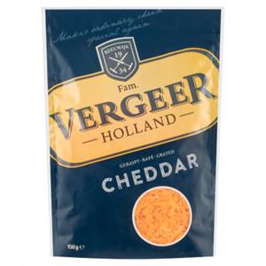 VERGEER HOLLAND Vergeer Geraspte Cheddar 50+ 150g